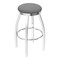 Holland Bar Stool Co 25" Swivel Counter Stool, Chrome Finish, Canter Grey Seat 80225CH007 - alternate 1
